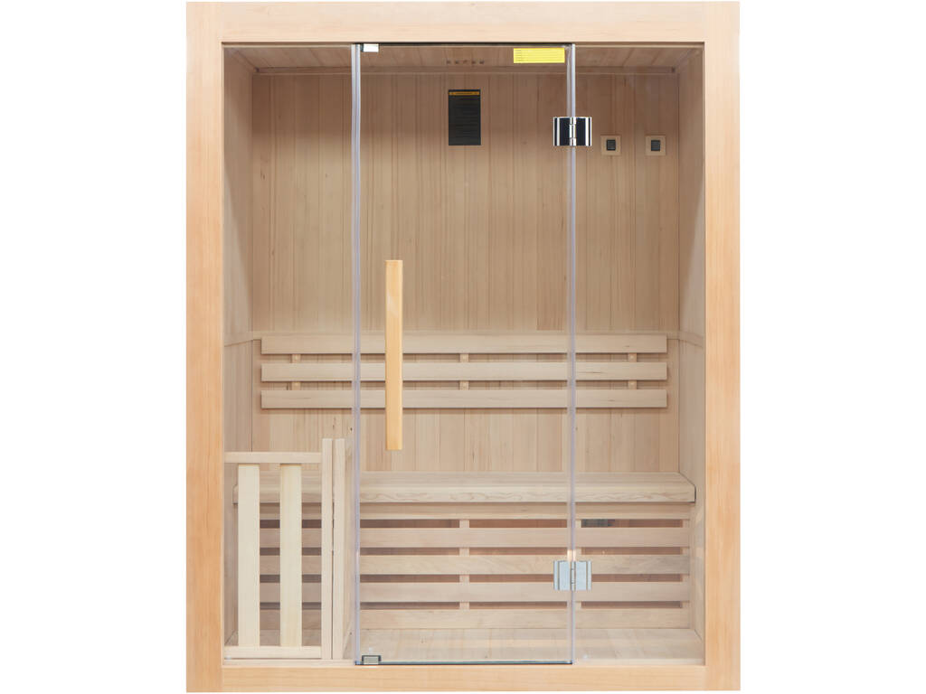 Sauna Tradicional Sense 3 Plazas Pack Completo Poolstar SN-SENSE-3PK