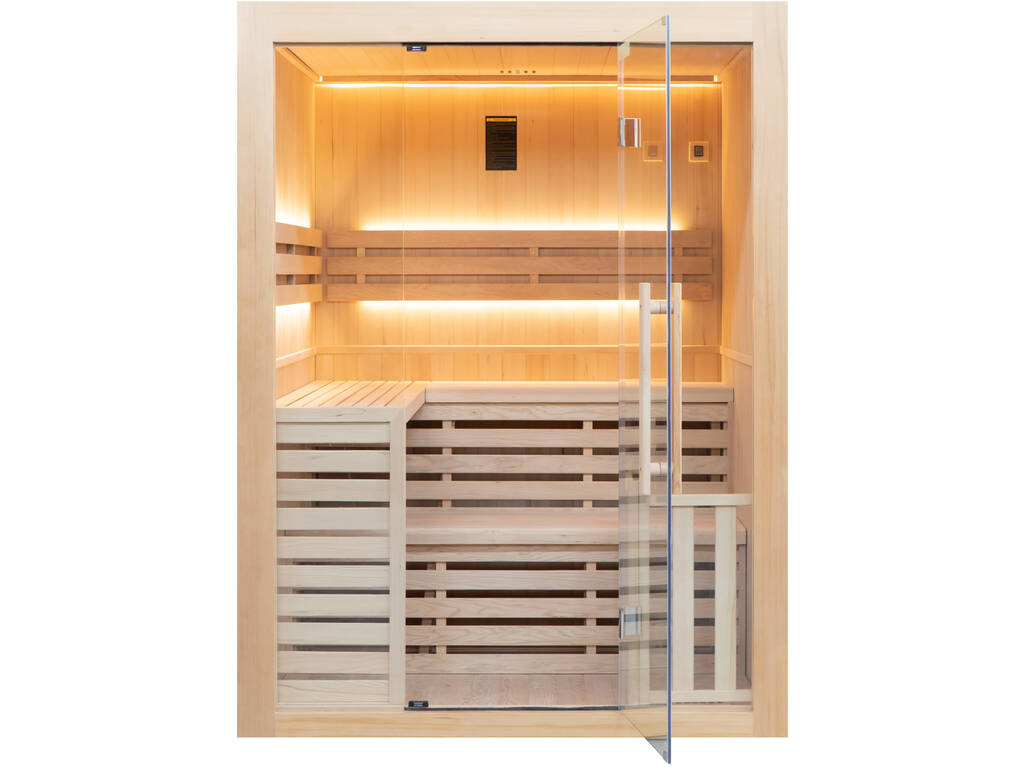 Sauna tradizionale Sense 4 posti Pacchetto completo Poolstar SN-SENSE-4PK