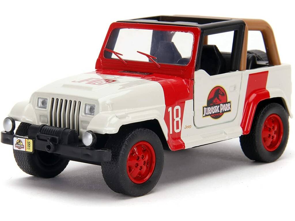 Jurassic World Coche 1:32 Jeep Wrangler Simba 253252019