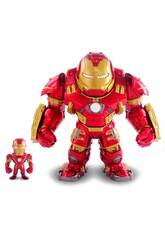 Avengers figura Hulkbuster metallo con Iron Man Simba 253223002