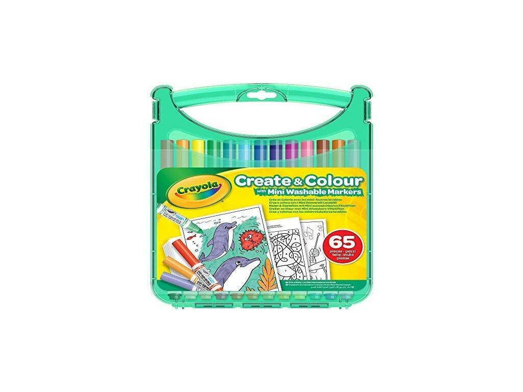 Crayola Washable Marker Pen Case 65 Pieces 04-5227