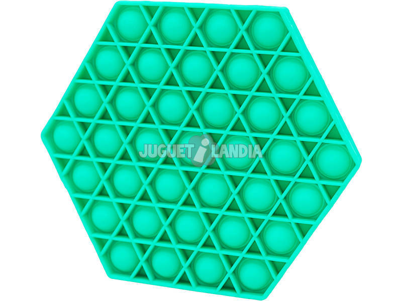 Pop It Hexagonal Verde