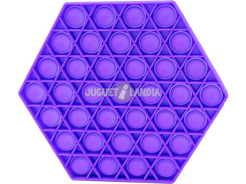Pop it Purple Hexagon