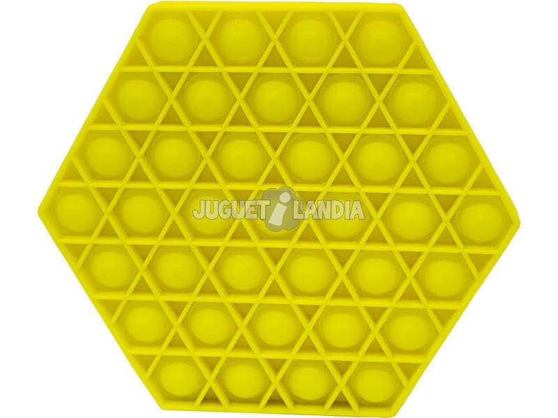 Pop It Hexagonal Amarelo