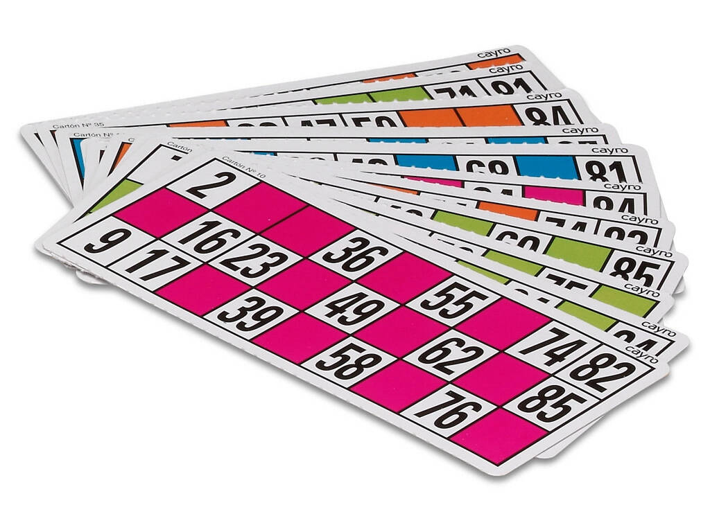 48 Cartones Lotería Bingo Cayro C-48