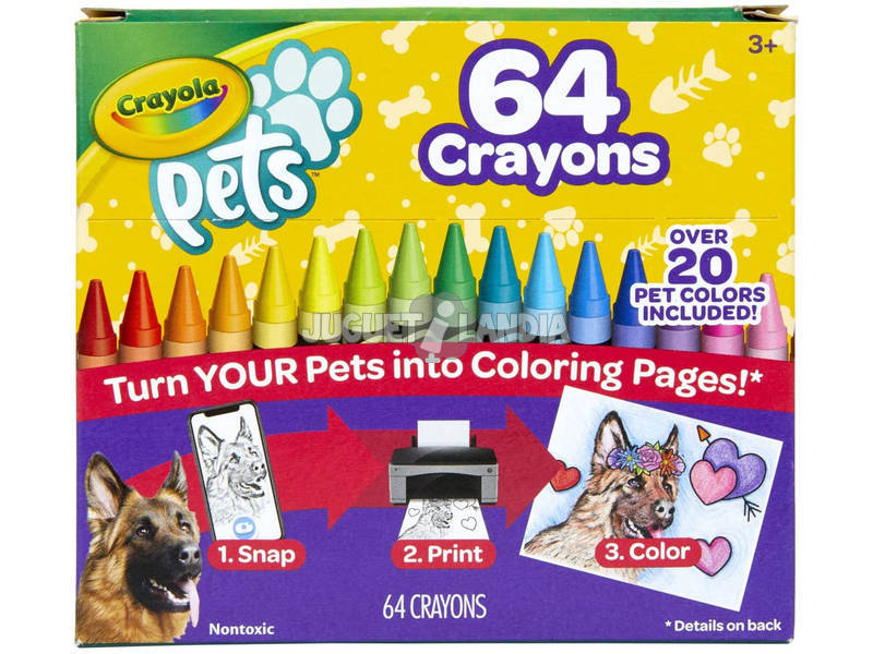 Crayola Pets 64 Wachs 52-1164