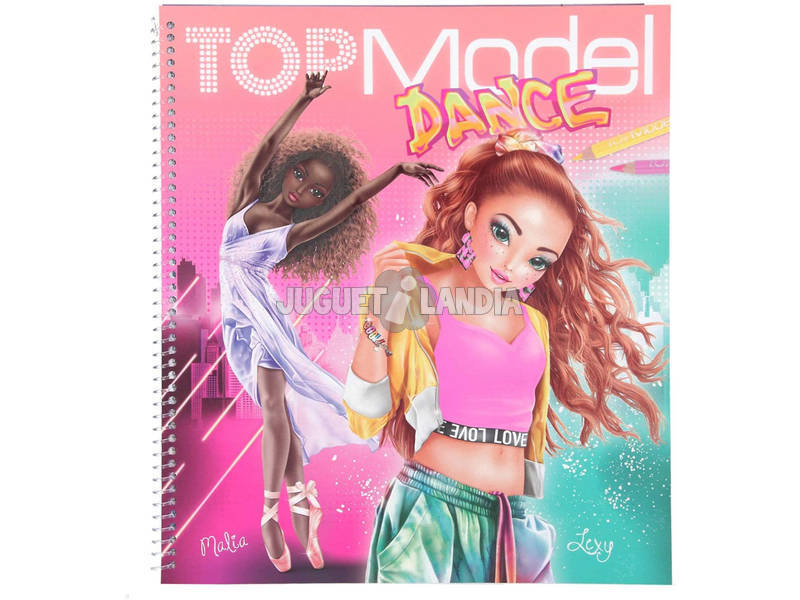 Top Model Dance Depesche Livre à colorier et à créer 11453