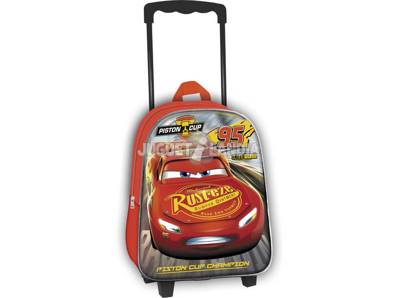Zaino trolley con ruote Cars 3D Toybags T810-128