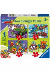 4 Pack Superzings Ravensburger Puzzles 3053