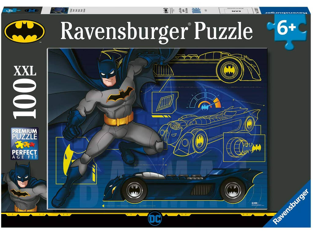 Puzzle XXL Batman Batmobil 100 Teile Ravensburger 13262