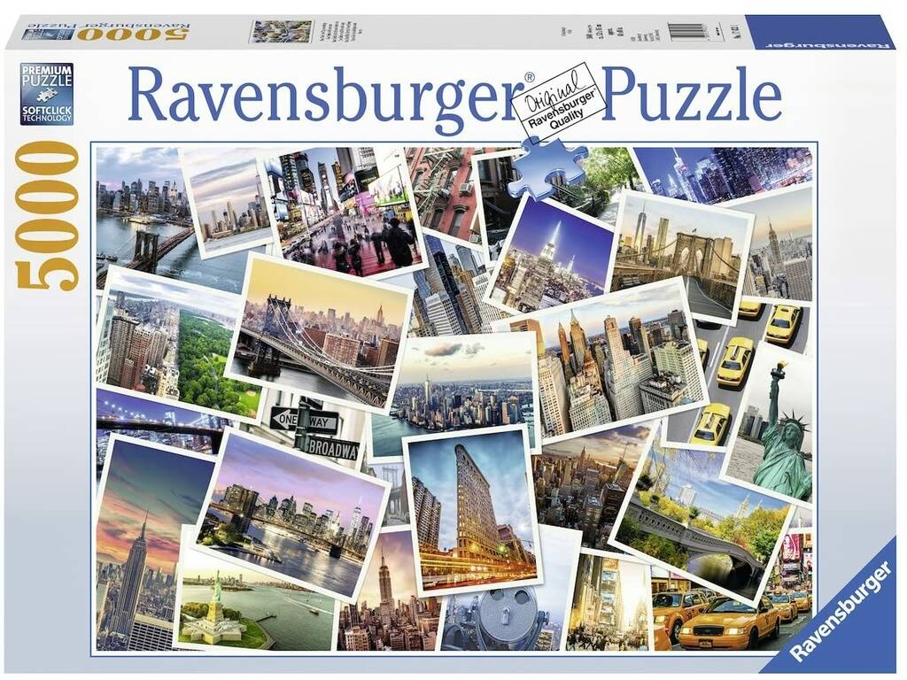 Puzzle 5.000 Stück Nueva York Die Stadt, die nicht schläft Ravensburger 17433