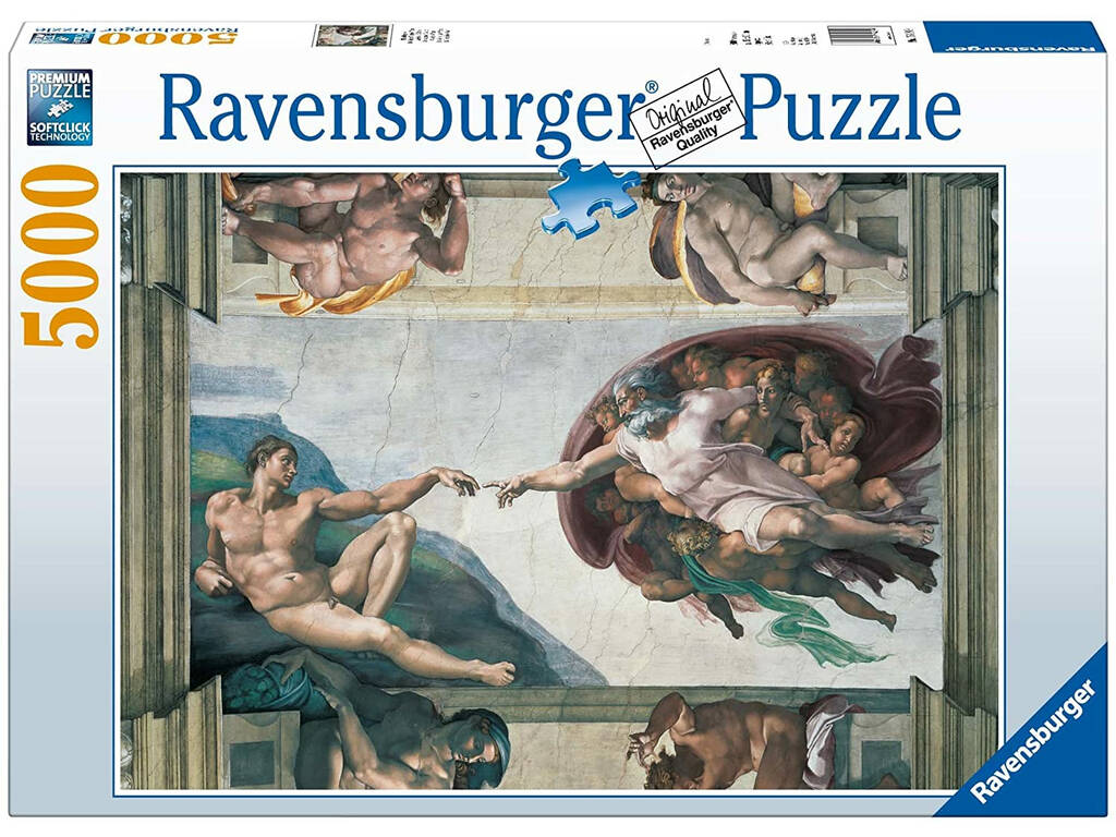 Puzzle 5.000 Stück Creation of Adam Ravensburger 17408