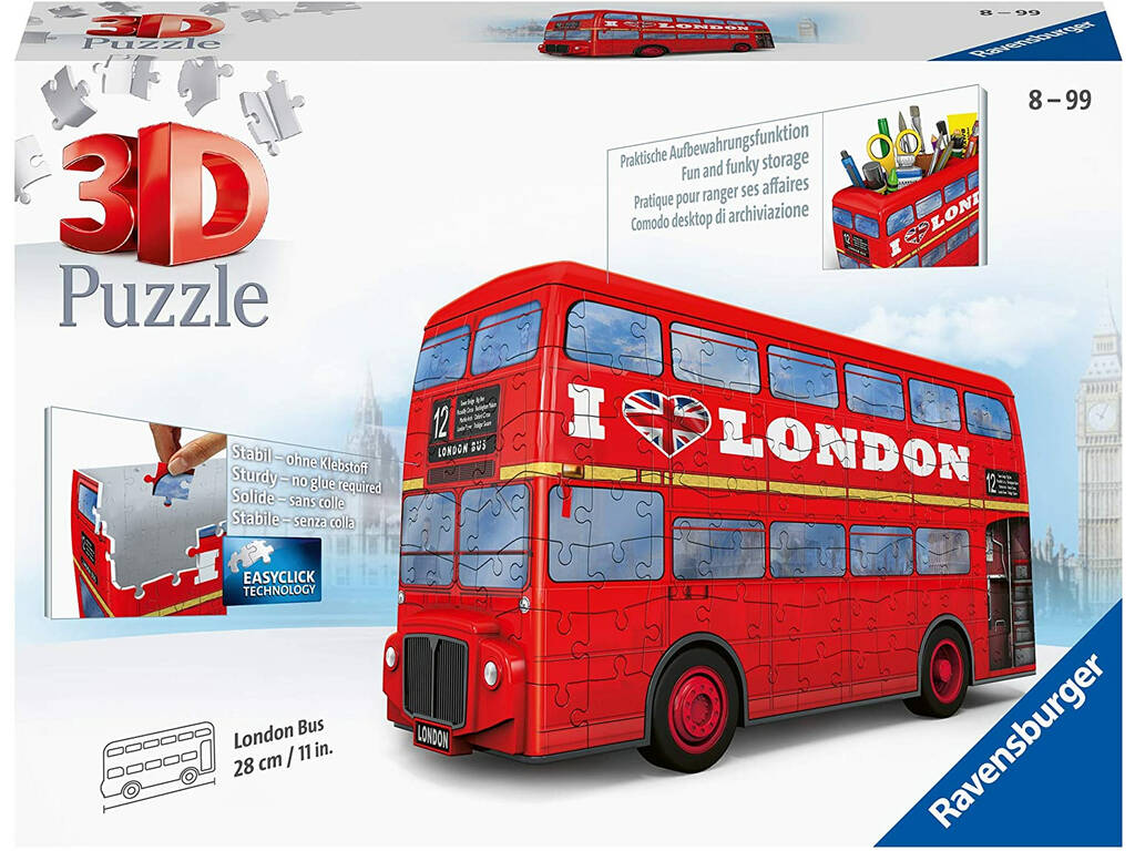 Casse-tête 3D Bus de Londres Ravensburger 12534