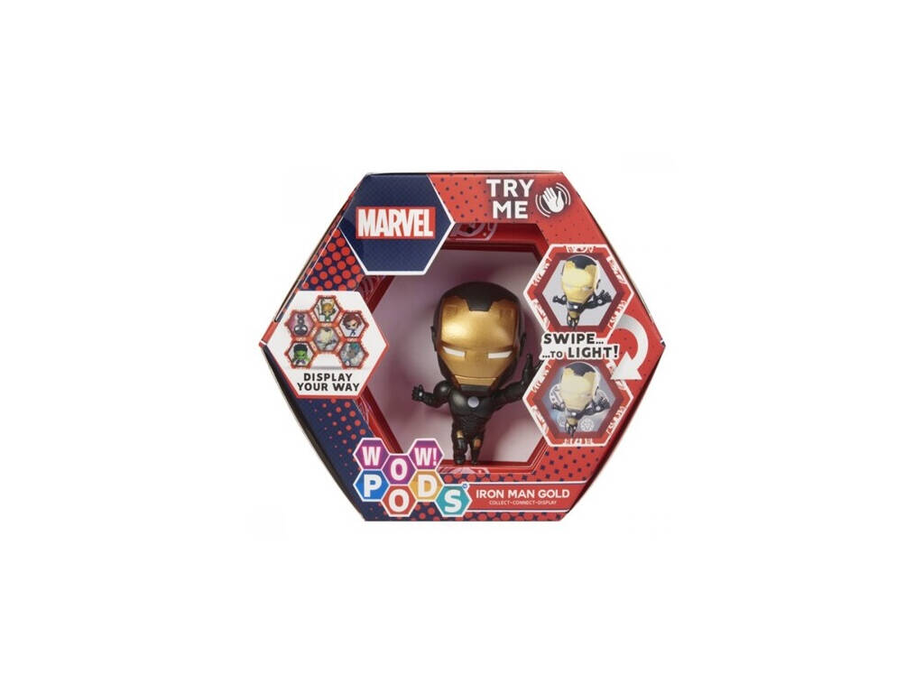 Wow! Pods Marvel Figura Iron Man Gold Eleven Force 20924