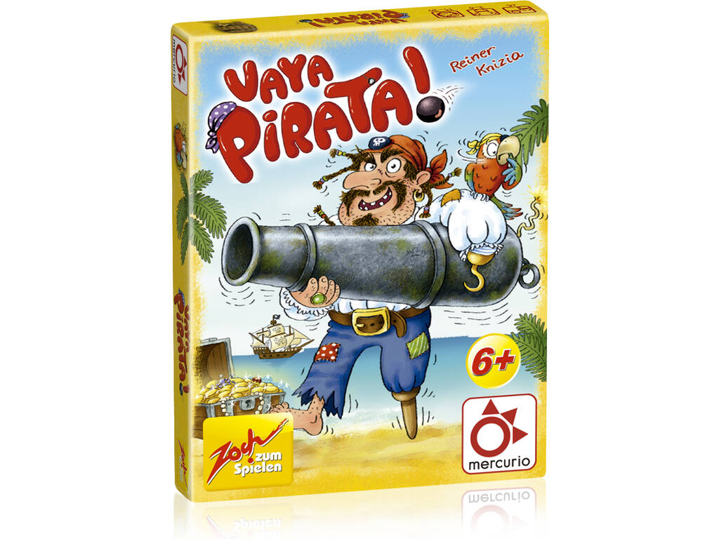 Jogo de Tabuleiro ¡Vaya Pirata! Mercurio Z0014