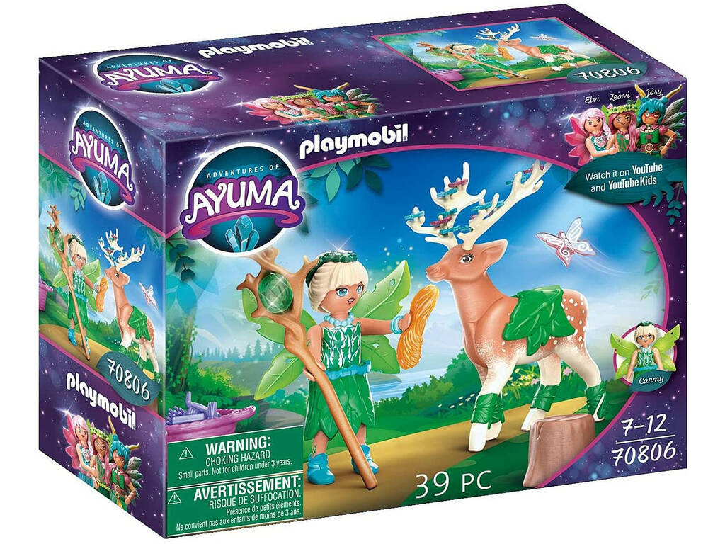 Playmobil Ayuma Forest Fairy com Animal do Alma 70806