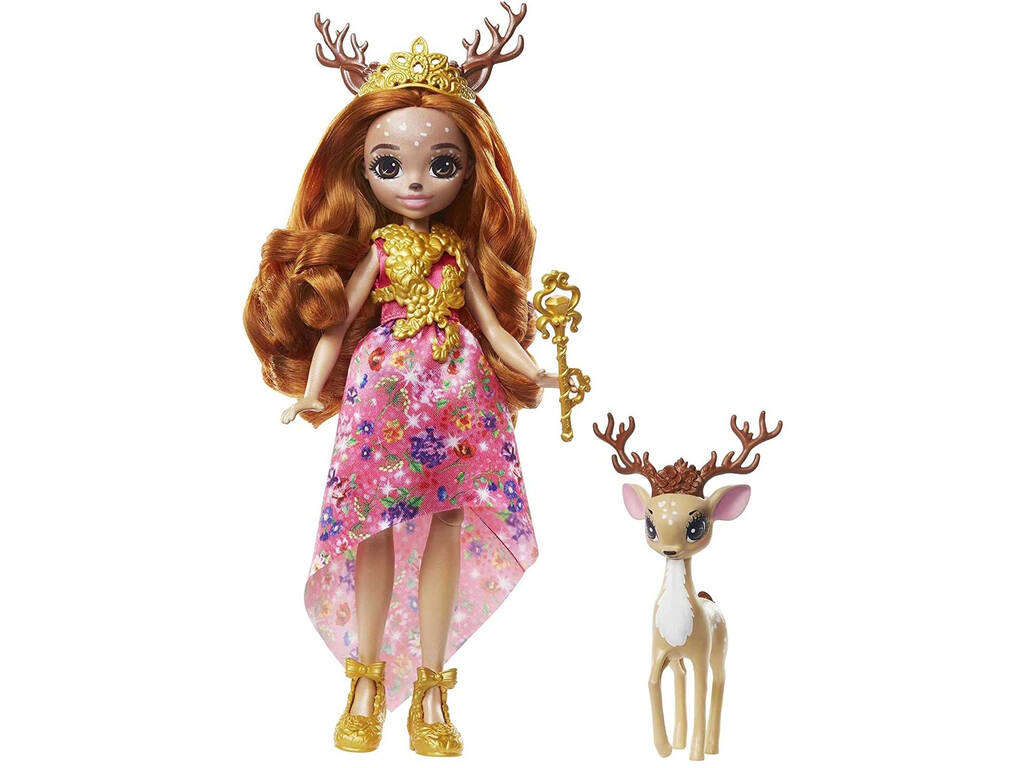 Enchantimals Queen Daviana Doll et Grassy Pet