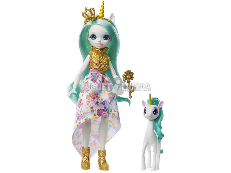 Enchantimals Bambola Queen Unity e cucciolo Stepper Mattel GYJ13