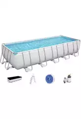 Piscina Desmontável Retangular 640x274x132 cm. Power Steel Bestway 5612B