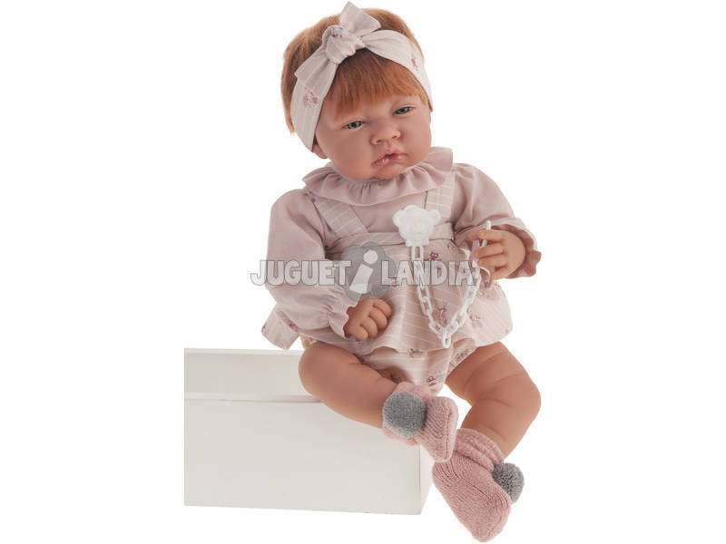 Neugeborene Puppe Partner Mädchen 40 cm. Puppen Antonio Juan 33118
