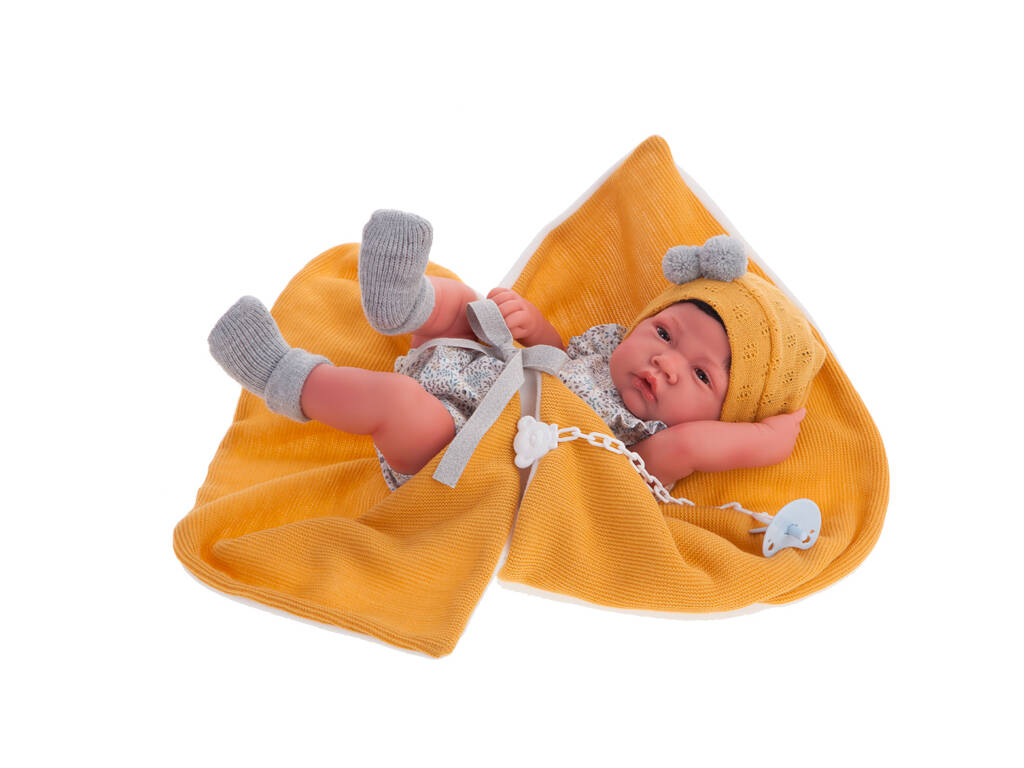 Neugeborene Puppe Partner Decke 42 cm. Antonio Juan 50151