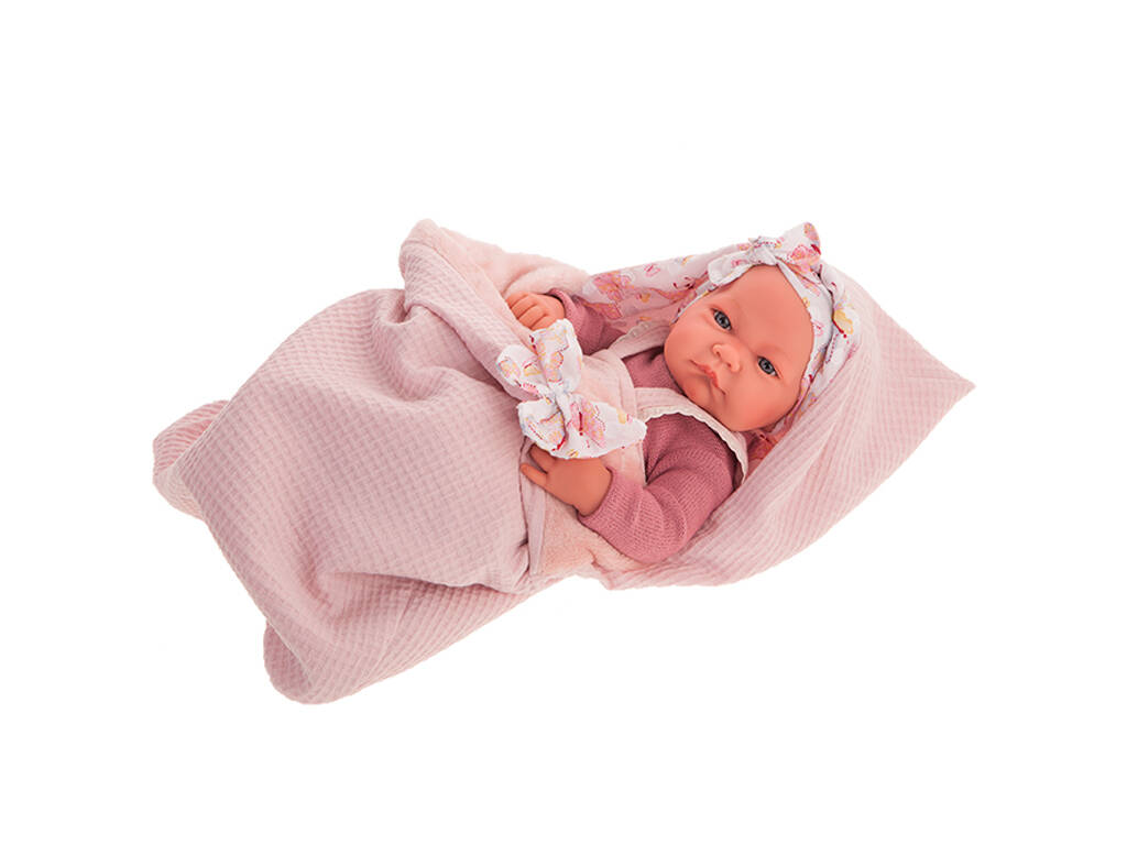 Nica Neugeborene Puppe Schmeterlingssack 42 cm. Antonio Juan 50155