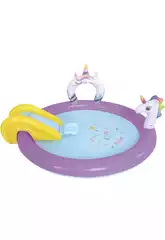 Piscina Insuflável Unicorn Spray Pool Jilong 51001