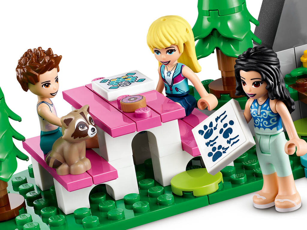 Lego Friends Forest Motorhome et bateau à voile Lego 41681