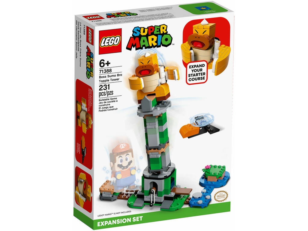 Lego Super Mario Set di espansione: torre oscillante del fratello Sumo capo 71388