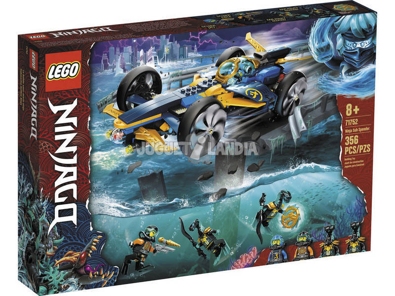Lego Ninjago Submarino Anfibio Ninja 71752