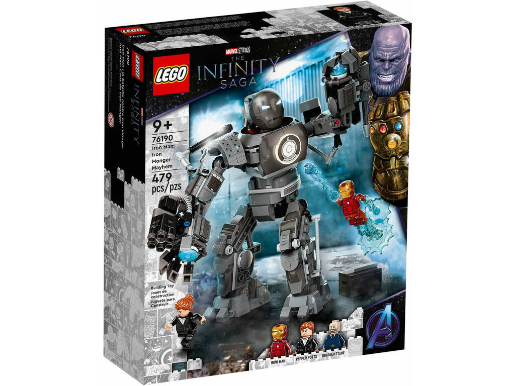Lego Marvel Iron Man: Caos de Iron Monger 76190