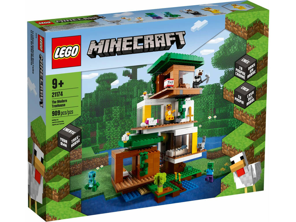 Lego Minecraft moderna casa sull'albero 21174