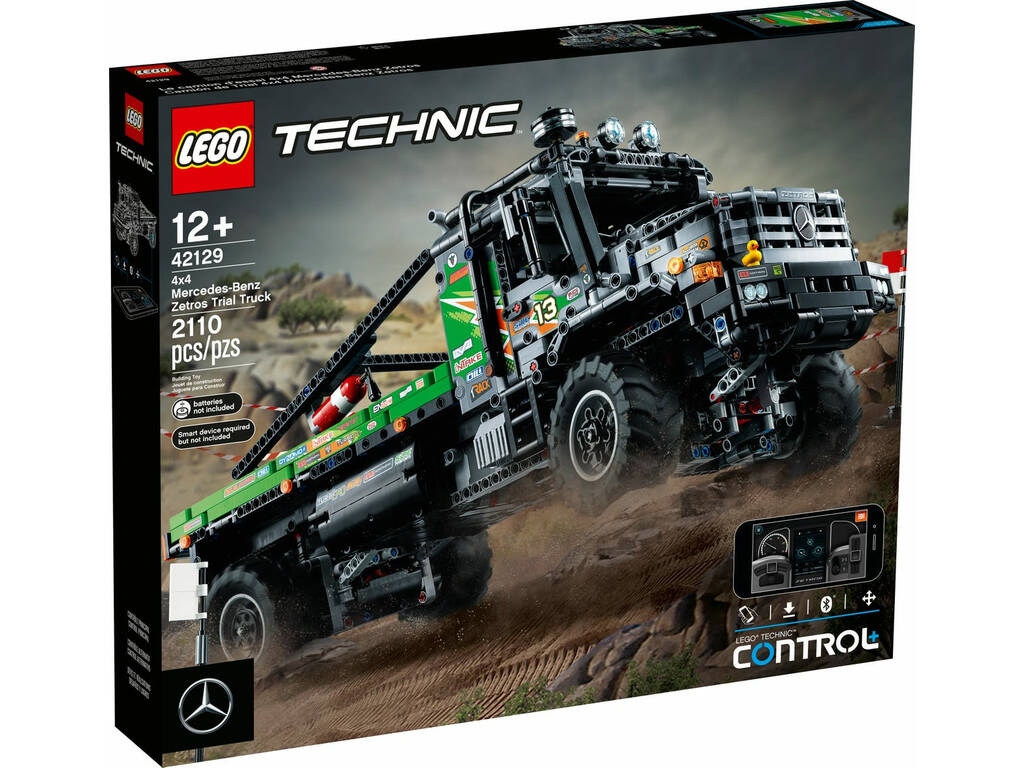 Lego Technic Camión de Trial 4x4 Mercedes-Benz Zetros 42129