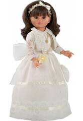 Bambola di comunione Fany Brunette 40 cm. Bambola parlante con candela Berbesa 4612V
