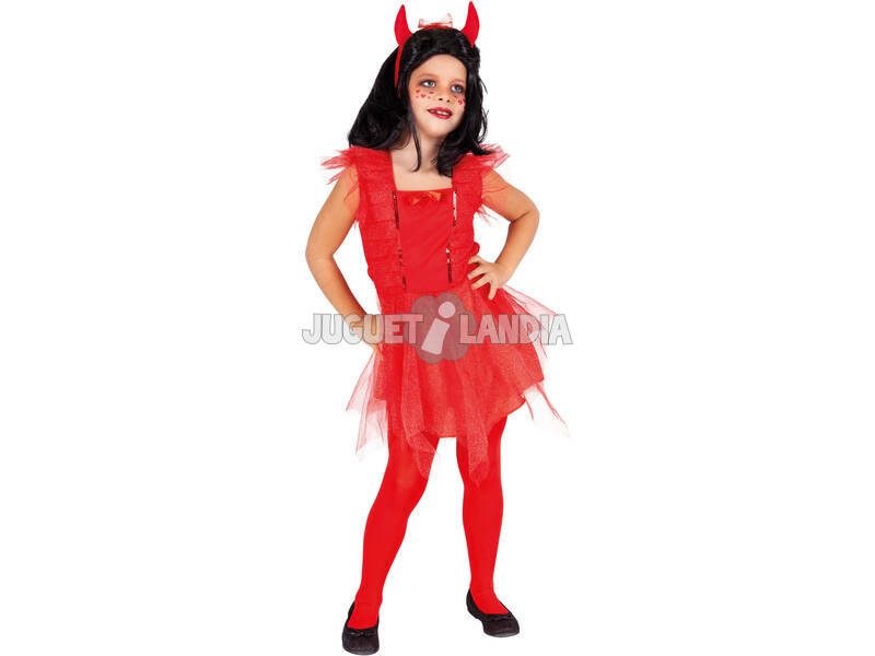 Costume bambina bella Diavoletta taglia S Rubies S8724-S