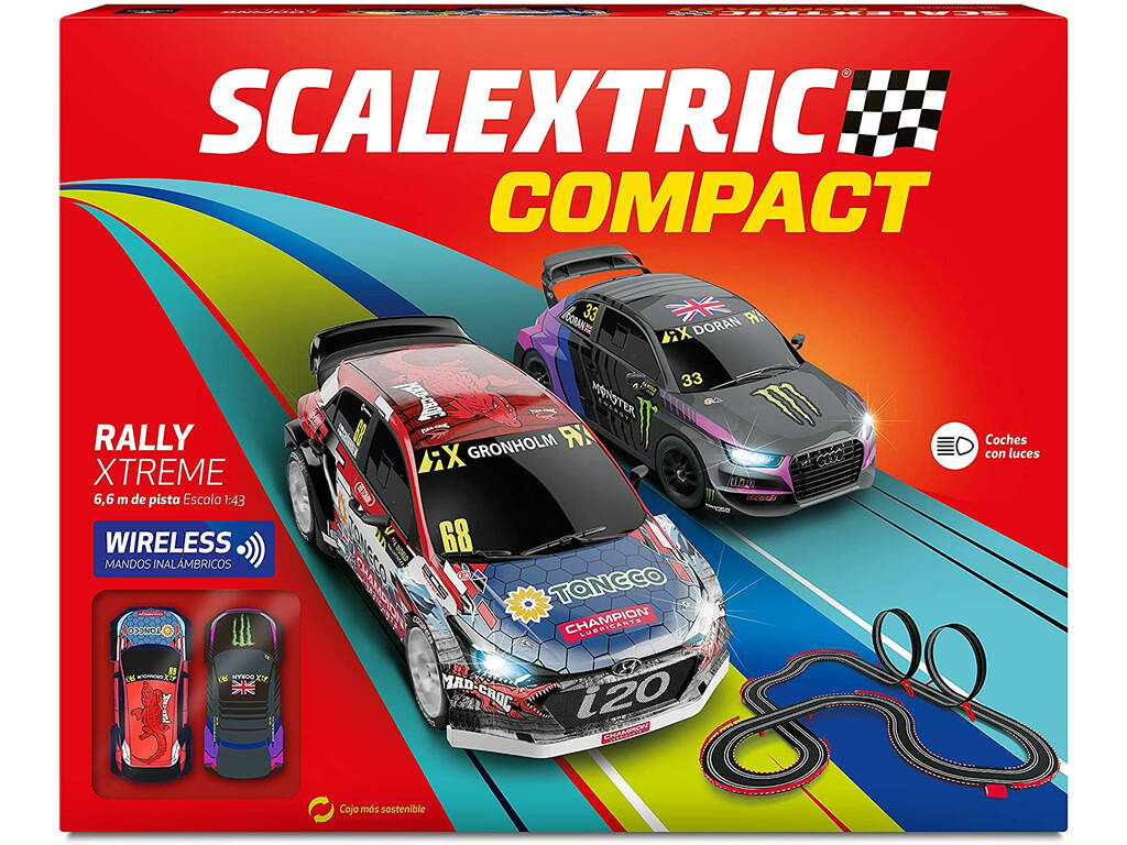 Scalextric Compact Circuito Rally Xtreme C10370S500