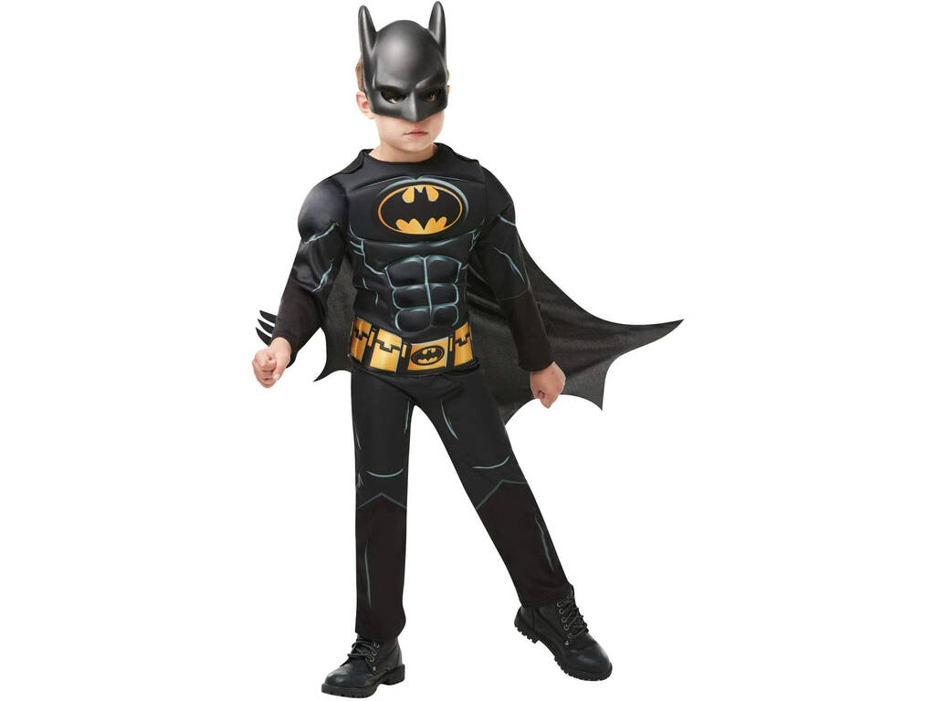 Batman Black Core Deluxe Costume pour enfants T-S Rubies 300002-S