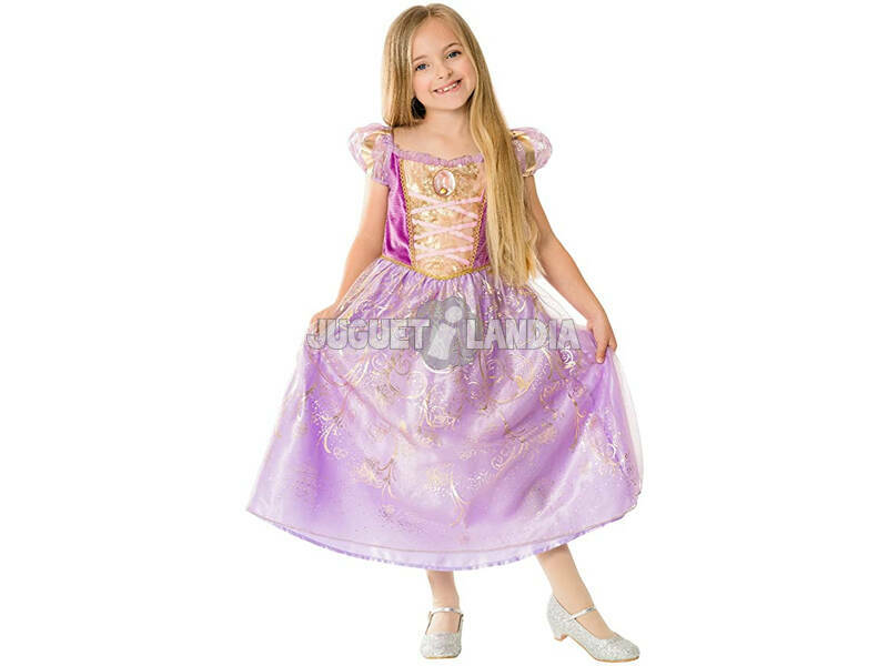 Fantasia Menina Ultimate Princess Rapunzel Tamanho L Rubies 301117-L