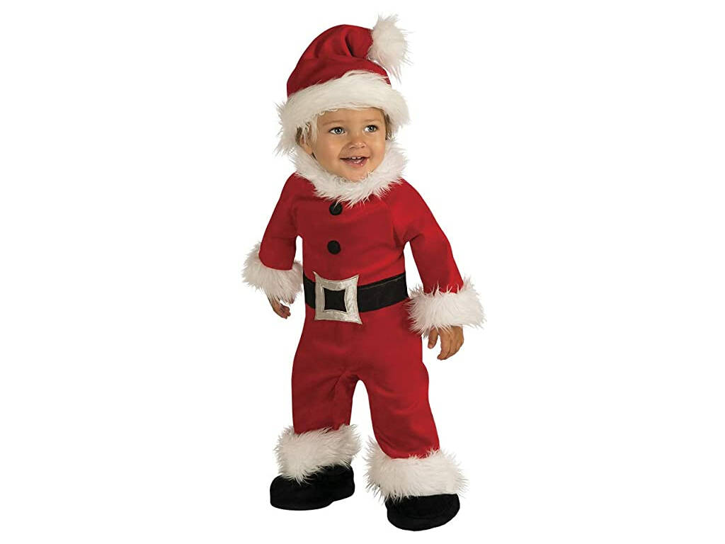 Costume de bébé Père Noël Deluxe T-T Rubies S8906-T