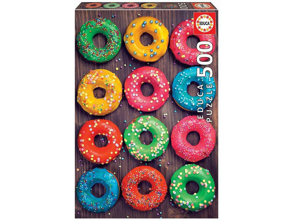 Puzzle 500 Donuts de Colores Educa 19005