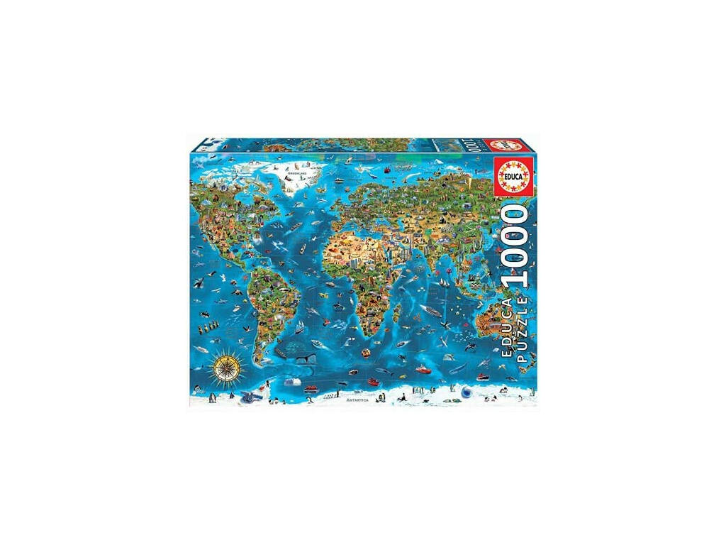 Puzzle 1000 Maravillas Del Mundo Educa 19022