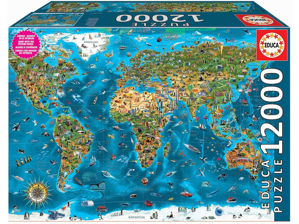 Puzzle 12.000 Maravillas Del Mundo Educa 19057