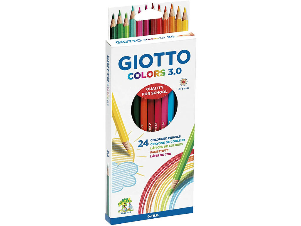 Giotto Farben 3.0 Satz von 24 Stück Fila F276700