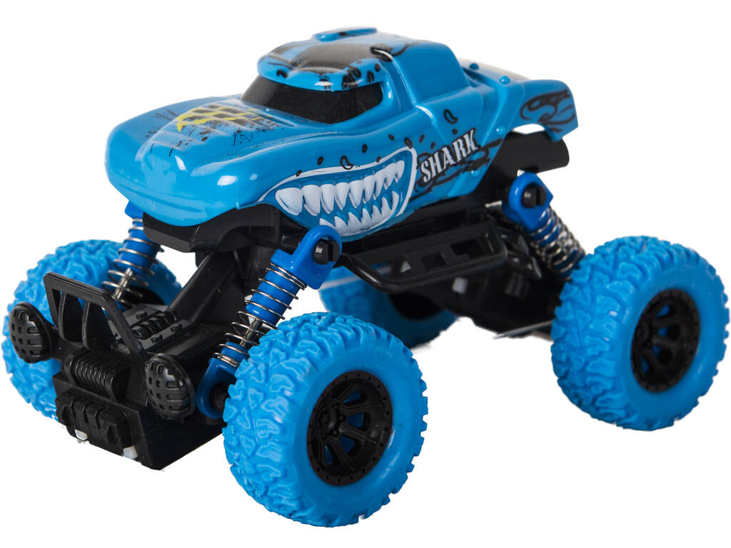 Carro Fricção Monster Animal 4x4 Azul