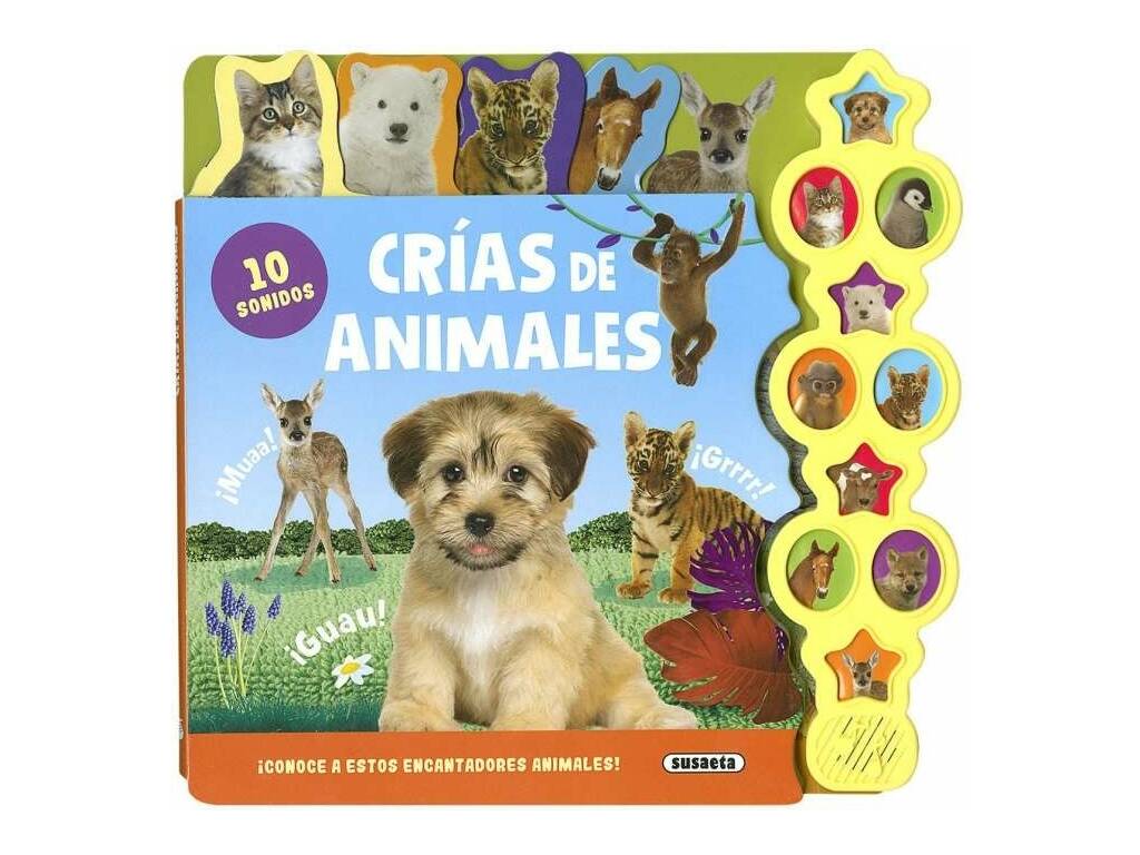 10 Sonidos Libro Crías de Animales Susaeta S3415001