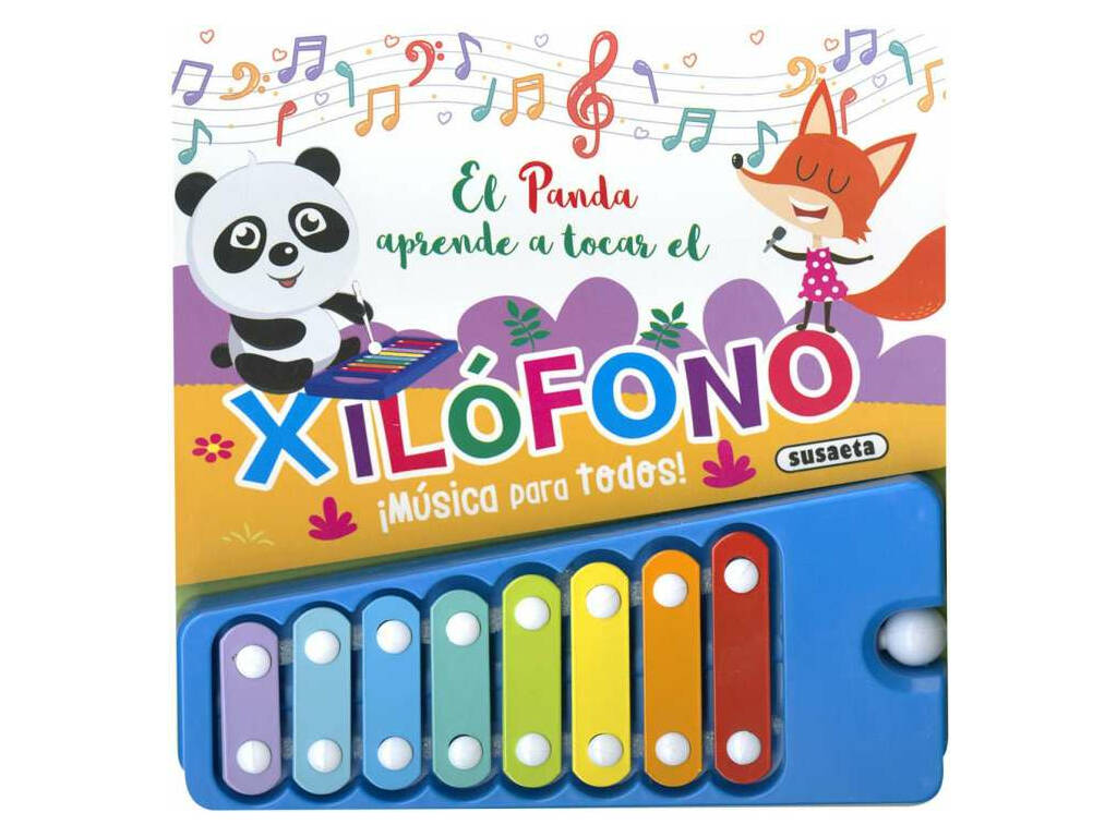 Musica per tutti! Il panda impara a suonare lo xilófono Susaeta S3475002