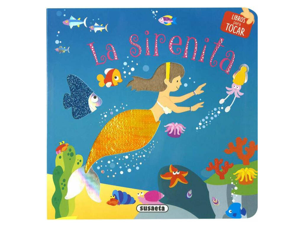 Bücher zum Berühren der kleinen Meerjungfrau Susaeta S5050004