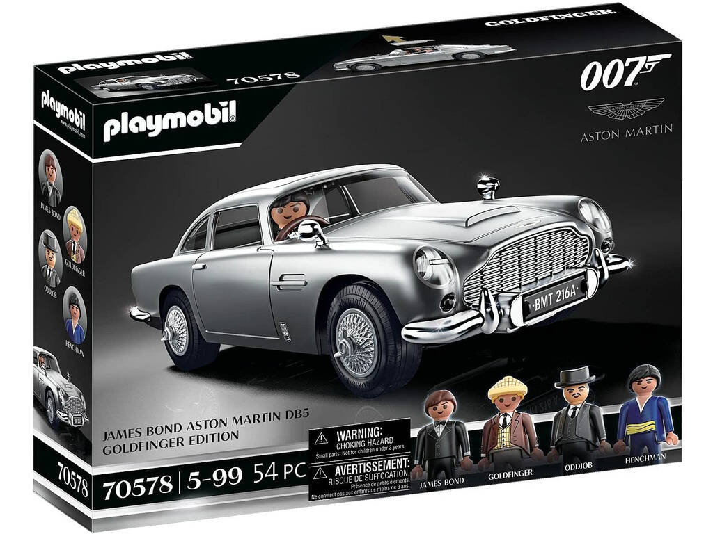 Playmobil James Bond 007 Aston Martin DB5 Edicion Goldfinger 70578