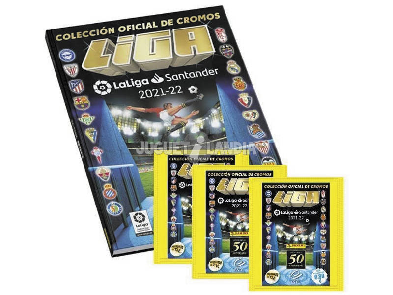 La Liga 21-22 Starter Pack Album avec 6 enveloppes Panini 9788427872349