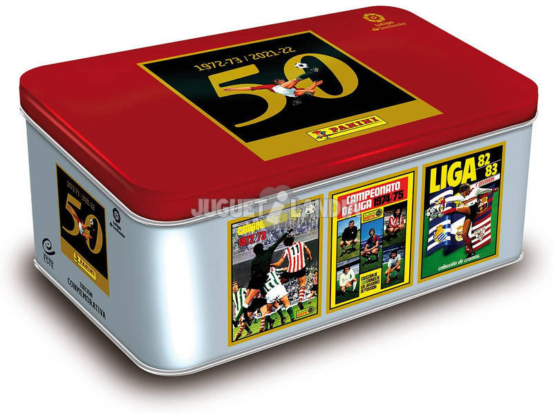 La Liga 21-22 Box Serie Gold 50 Jahre Aufkleber Panini 8424248917951